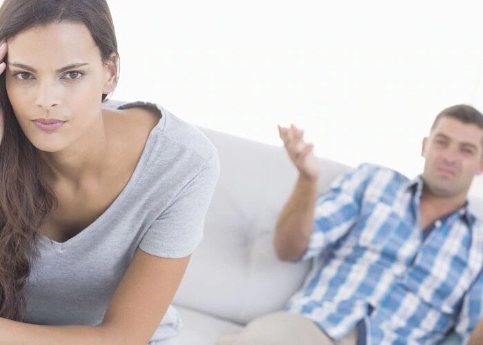 couple in quarrel
